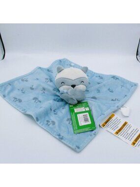 Modern Moments  Lovey Baby Plush Racoon Security lanket14X14" Toy